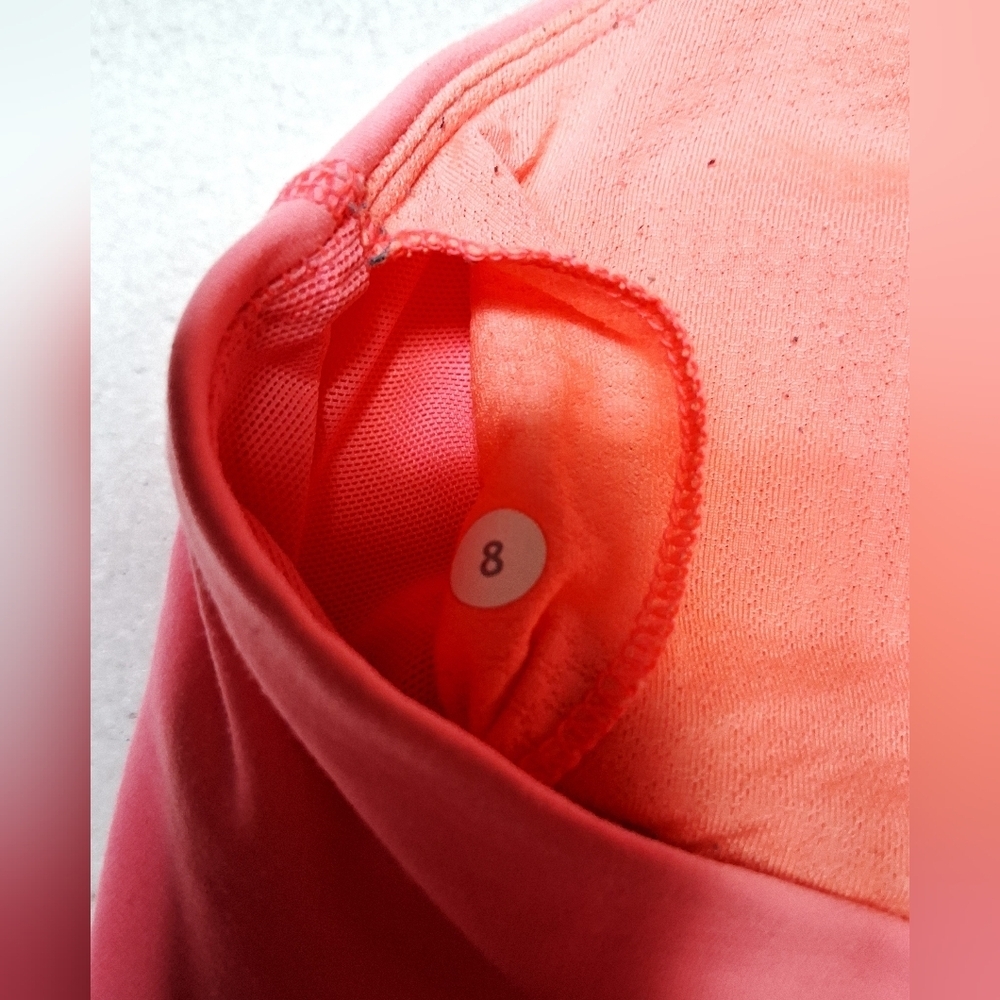 4/20$ ➡️ lululemon athletica Coral Pink Crossback Sports Bra - Picture 3 of 3